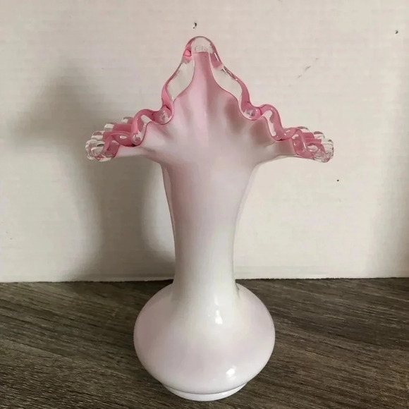 Vintage Fenton Peach Crest Jack in the Pulpit - Picture 5 of 10